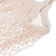 thumbnail image 4 of Bolsas de comestibles de malla de algodón reutilizables, bolsas de hilo de algodón, bolsas de compras de red, bolsas de malla, paquete de 3 (Beige), 4 of 7