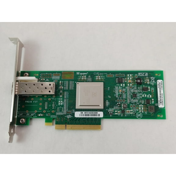 Pre-Owned QLogic QLE2560 8Gbps Fibre Channel PCI Express x8 Host Bus Adapter (Good)