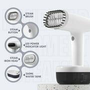 Handheld Steamer for Clothes and Clothes Steamer 1500W - Strong Power Garment Steamer with 260ml Tank,15s Fast Heat-up Portable Steamer Iron,Fabric Wrinkle Remover Clothing Iron with Brush