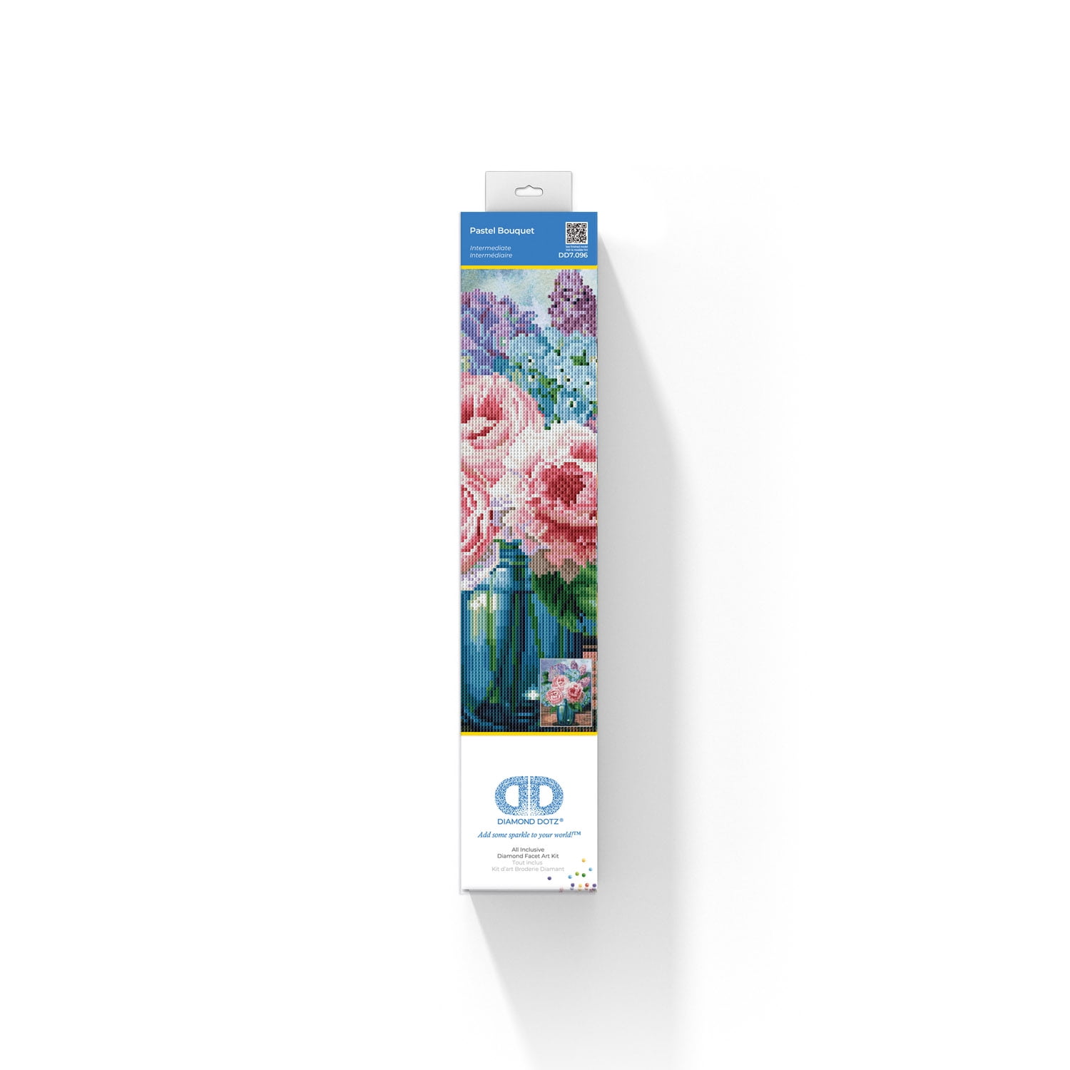 Diamond Dotz Pastel Bouquet Diamond Painting Kits for Adults - Floral Diamond Art Kits a Relaxing Creative Craft Kit with Dotz Gems 16.4x12.5