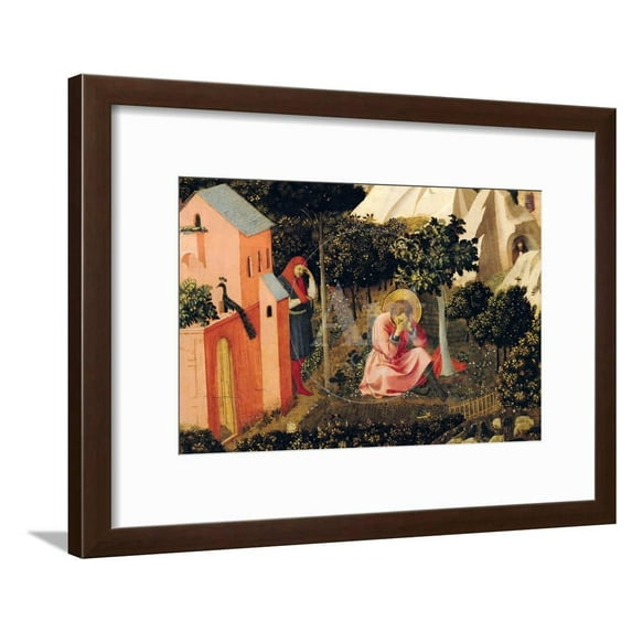 The Conversion of St Augustine, Framed Art Print Wall Art by Fra Angelico Sold by Art.Com