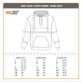 thumbnail image 3 of SafetyShirtz Men's SS360 Daybreak Camo - Class 3 - Type-R - Reflective Safety Hoodie, Orange - Medium, 3 of 3