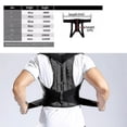 thumbnail image 4 of Adjustable Posture Corrector Back Support Shoulder Back Brace Posture Correction Spine Posture Corrector Postural Fixer Tape_Gift Of G, 4 of 5