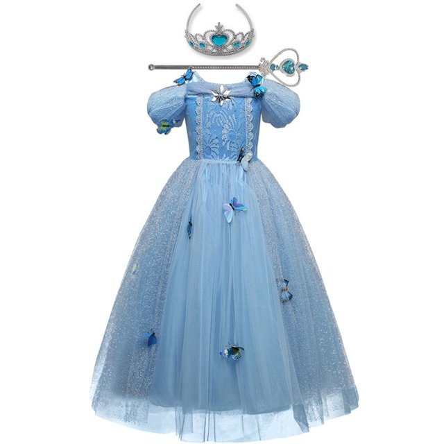 Disfraz de princesa para niña, disfraz de carnaval, ropa de fantasía para niños, para Halloween, cumpleaños, disfraces, vestido de Navidad Fivean unisex