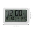 thumbnail image 4 of Temperature and Humidity Clock Electronic Calendar Digital Wall Creative Alarm Outdoor White Office, 4 of 6