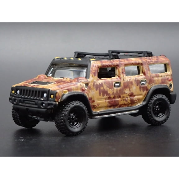 Open Box 2003-2009 HUMMER H2 SUV BROWN 1:64 SCALE COLLECTIBLE DIORAMA DIECAST MODEL CAR