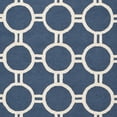 thumbnail image 5 of SAFAVIEH Cambridge Joss Geometric Wool Area Rug, Navy Blue/Ivory, 8' x 10', 5 of 6