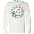 thumbnail image 3 of Inktastic I Love Being an Oma- Circle of Hearts Long Sleeve T-Shirt, 3 of 5