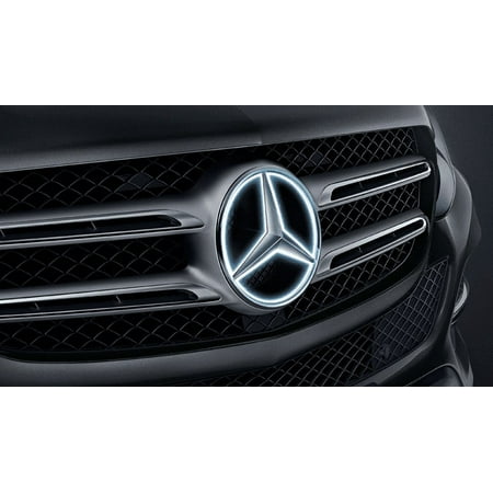 Genuine OE Mercedes-Benz Illuminated Mercedes Star, Trim Part - 166-817-74-00