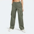 thumbnail image 6 of cocolona Womens Elastic Waist Cargo Pants Casual Loose Multi-Pocket Outdoor Hiking Pants Wide Leg Work Trousers S-2XL, 6 of 8