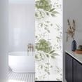thumbnail image 3 of Sage Green Flower Window Privacy Film, Watercolor Gradient Retro Floral Static Cling UV Sun Blocking Heat Control Window Tint Day and Night, Non-Adhesive One Way Windows Privacy Cover 17.7''x78.7'', 3 of 7