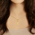 thumbnail image 2 of Personalized Planet Women's Mixed Chain Vertical Name Toggle Necklace, 2 of 4