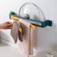 thumbnail image 4 of Toallero giratorio de pared, estante de almacenamiento para baño y cocina, resistente al agua., 4 of 5