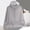 🔥 Gray_New, variant on Dianli Gifts Reflective Solid Color Hooded Sunscreen Coat, Thin Breathable Anti UV Long Sleeve Outwear, Lightweight Casual Summer Outdoor Jacket for Women Purple M