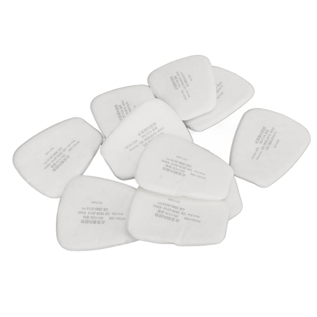 Dustproof Filter Cotton High Protective Efficiency Face Shield Cotton 10Pcs For 6200 7502 6800