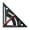Metric, variant on 7inch Carpentry Triangle Ruler Adjustable Carpenter Layout Square Woodworking Tools