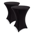 thumbnail image 2 of Srbtv-exquisite Stretch Cover Bar Table Covers - Elegant Bar Table Cover For Bistro Table Anthracite, 2 of 4