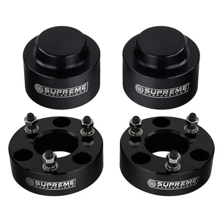 Supreme Suspensions - Ram Lift Kit 3.5" Front Suspension Lift CNC Machined T6 Aircraft Billet + 2" Rear Suspension Lift CNC Machined T6 Aircraft Billet Dodge Ram 1500 Leveling Kit 4WD 4x4 (Black) PRO