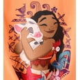 thumbnail image 4 of Disney Princess Girls Moana Graphic Tee Tank Top and Shorts Bottoms 2 Piece Set Summer Tropical Outfits Toddlers Kids 3T, 4 of 8
