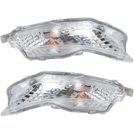 LABLT Pair Clear Fog Lights Driving Lamps w/ Bulbs For 2015-2017 Toyota Camry LE SE