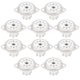 thumbnail image 1 of 10PCS Ceramic B9A Silver-Plated 9Pin Vacuum Tube Socket Panel Chassis Mount for ECC81 ECC82 ECC83 EL84 6922 Vacuum Tube, 1 of 5
