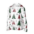 thumbnail image 2 of Fotbe Buffalo Plaid Christmas Trees Men's Women's UPF 50+ Sun Protection Jacket Hooded Cooling Shirt with Pockets Hiking Outdoor Performance-3X-Large, 2 of 9