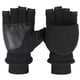 thumbnail image 5 of Guantes de invierno para hombre y mujer con forro polar de doble capa, cálidos, engrosados, antideslizantes, con dedo abierto, medio dedo, forro polar para exteriores, pantalla táctil, 5 of 5