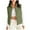 Army Green, variant on DYTTDG Women's Outdoor Warm Vest Fall and Winter Solid Color Standing Collar Sleeveless Cotton Jacket with Pockets Great Gifts for Less