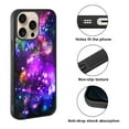 thumbnail image 2 of WIRESTER Shockproof Soft Rubber Cover Case for Apple iPhone 16 Pro Max 6.9" 2024, Purple Nebula Galaxy, 2 of 5