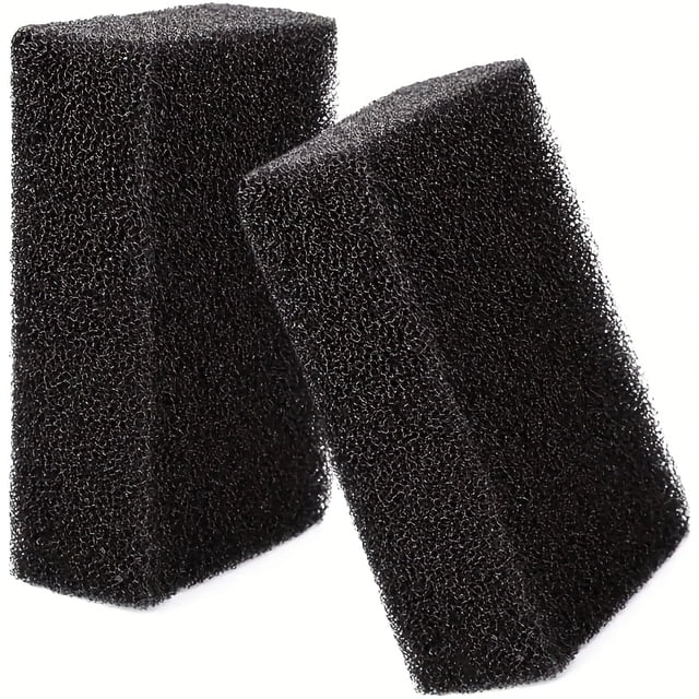 HLONK 2pcs Aquarium Filter Sponge Cuttable Pond Filter Material Large Filter Sponge for Fish Tanks and Ponds Multi-Hole Filtration Pad Fish Tank Filter Sponge Pond Filtration Textur