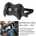 thumbnail image 2 of 2X Motorcycle Back Seat Armrest, Passenger Grip Grab Handle Non-Slip Strap Seat Belt Protection, 2 of 9