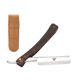 thumbnail image 2 of Soporte para cuchilla de afeitar Manual para hombre, estante plegable para cuchillos de afeitar con bolsa de almacenamiento de cuero PU, 2 of 8
