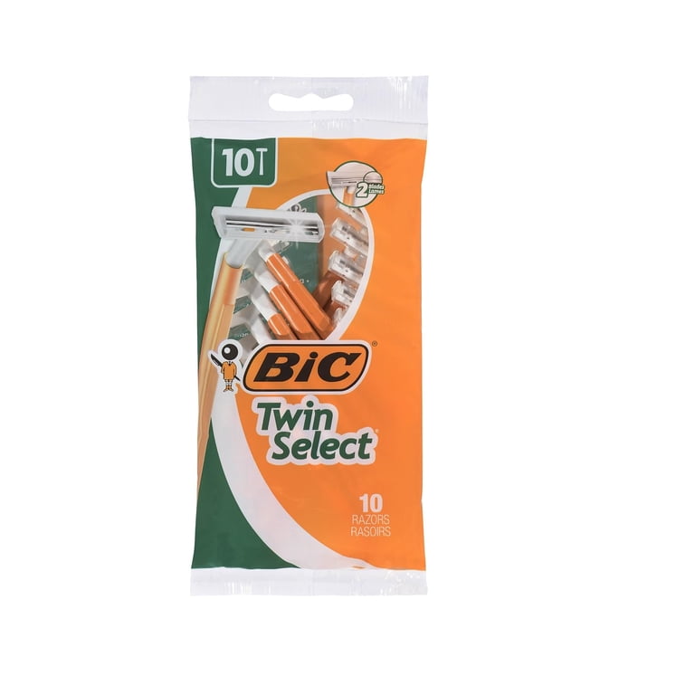 BIC, Twin Select Disposable Razor, 10ct, Sensitive Skin - Walmart.com