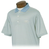 Monterey Club Men's Cotton Jersey Stripe Golf Polo Shirt #1266
