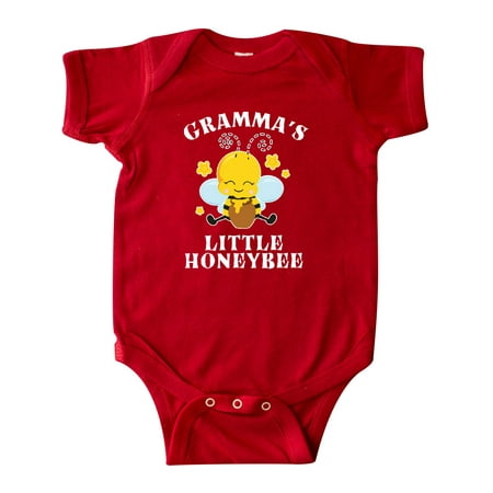 

Inktastic Cute Bee Gramma s Little Honeybee with Stars Gift Baby Boy or Baby Girl Bodysuit
