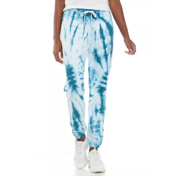 Calvin Klein Performance Women's Tie-Dyed Jogger Pants, Teal Dust, M