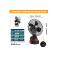 thumbnail image 3 of Ventilador Portátil Inalámbrico Ventiladores Piso Recargable, 3 of 4