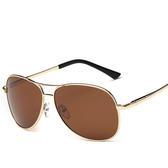 GJX Polarized Bifocal Sunglass Reader Anti-Glare Fishing Driving Golf Men Women Gold Brown 1.50 Bifocal Sunglasses for Men
