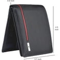 thumbnail image 2 of Genuine Leather Minimalist Bifold Wallet for Men Black Credit Card ID Holder Slim Design with RFID Blocking, 2 of 2