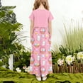 thumbnail image 6 of Xdegoge Easter Dresses for Teens Floral Print Maxi Dress Girls with Pockets, Lightweight Summer Outfit Holiday Fashion Outdoor Activities, 6 of 6