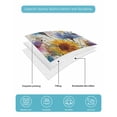 thumbnail image 4 of Quilt King Size Bedding Set, Hummingbird Reversible Summer Quilt 3 Pieces, Spring Vintage Oil Painting Sunflowers Beige Lightweight Bedspreads Coverlets with 2 Pillow Shams for All Seasons, 4 of 5