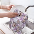 thumbnail image 6 of Sikiie Owl And Floral Waffle Weave Kitchen Dish Cloth,Super Absorbent Kitchen Dish Towels 16*26 Inches for Dish Rags Washing Dishes, Drying Dishes, 6 of 7