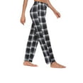 thumbnail image 6 of Wide Leg Sweatpants Women Womens Pants Womens Casual Comfortable Plaid Prints Pajamas Wide Leg Pants Long Yoga Pants, 6 of 7