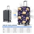 thumbnail image 6 of Fotbe Lavender Flowers Luggage Cover Protector,Suitcase Protector,Scratch and Dirt Resistant,Fits 18-32 Inch Luggage-Medium, 6 of 9