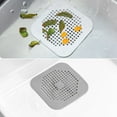 thumbnail image 6 of Sunjoy Tech Sink Strainer with Suction Cups Anti-slip Even Mesh Smooth Water Flow Prevents Hair Clogging Non-deforming Drain Filter, 6 of 7