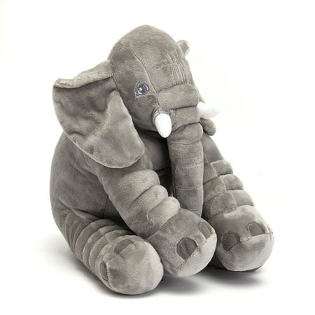 25x30cm Baby Soft Plush Elephant Sleep Pillow Kids Lumbar Cushion Children Doll Toys Gifts