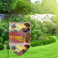 thumbnail image 2 of Wukai Beautiful African Woman Print Garden Flag 12.5x18 Inch Double Sided Sun-resistant Rain-resistant, Wrinkle-resistant Colorfast(Only Flag), 2 of 7