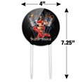 thumbnail image 2 of Acrylic Piston Power Motorcycle Chopper Biker Cake Topper Party Decoration for Wedding Anniversary Birthday Graduation, 2 of 7