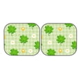 thumbnail image 7 of Daiia St Patrick's Day11 2PCS Car Windshield Sun Shade, Foldable Sun Shield for Car Front Window, Auto Sun Blocker Visor Protector Universal for Truck SUV Pickup-Small, 7 of 7