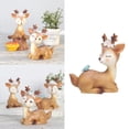 thumbnail image 3 of Pavodes Sika Deer Desktop Decor Creative Beautiful Sika Deer Model Craft Decor for Home Car Store (Meditine Pattern), 3 of 4